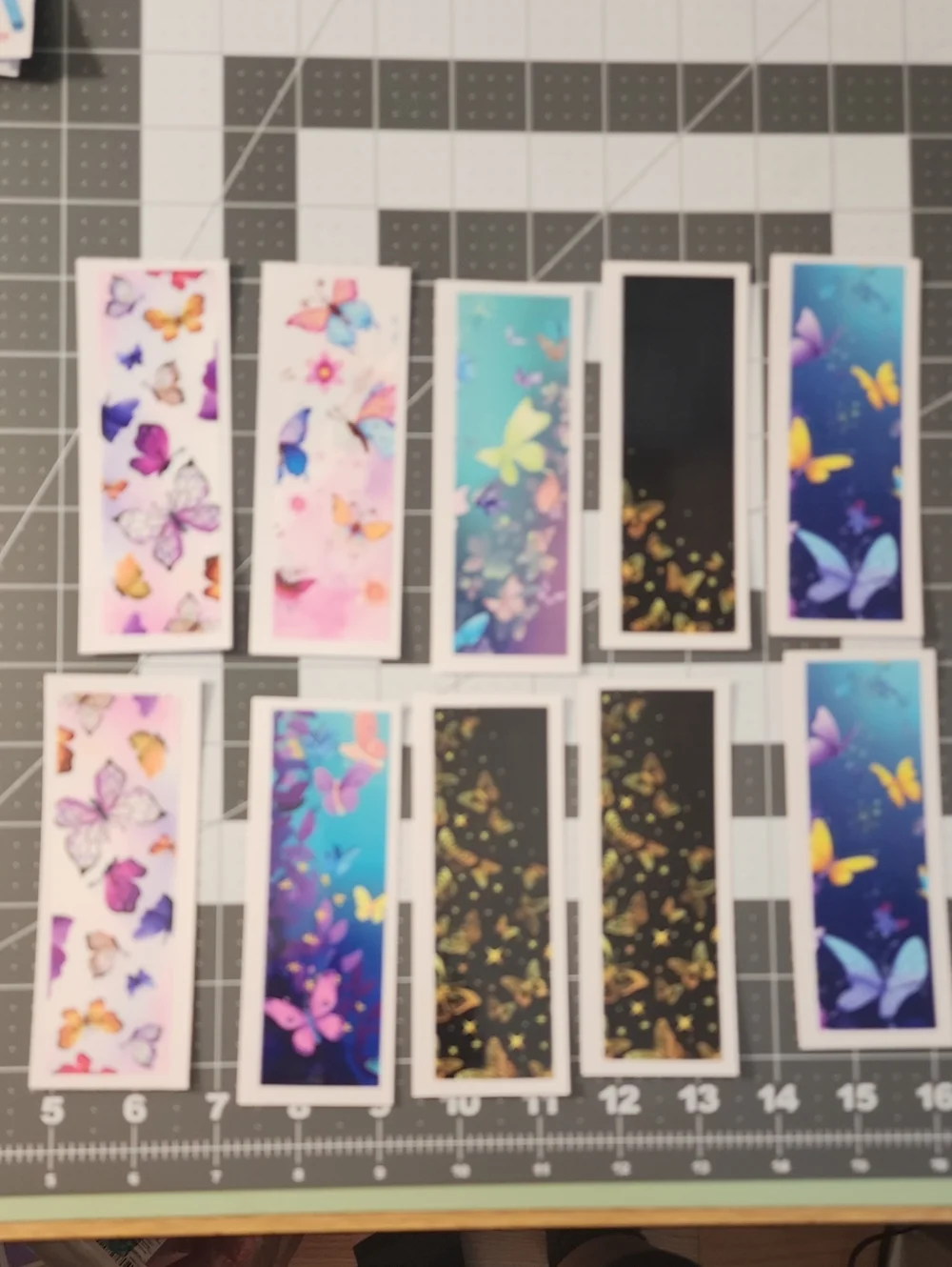 UVDTF Decorative Butterfly Pen or Bookmark wraps- Assorted Colors